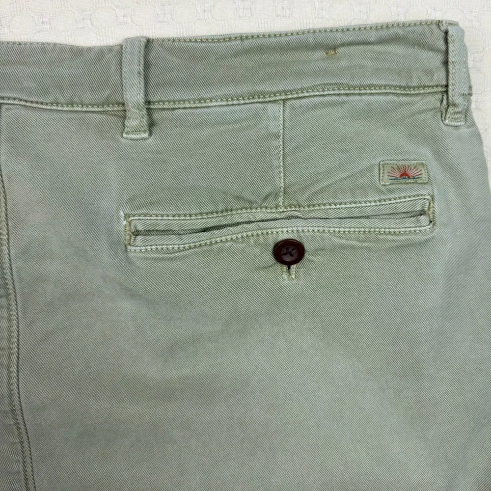 Faherty Coastline Premium Chino Tailored Fit Men 34x32 (fit 34x30) Green Stretch
